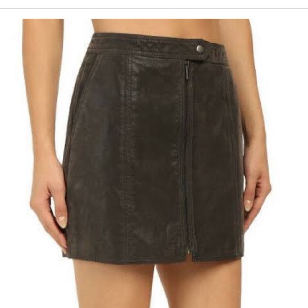Free people suede skirt